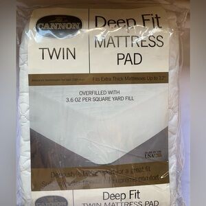Canon Deep Fit White Mattress Pad